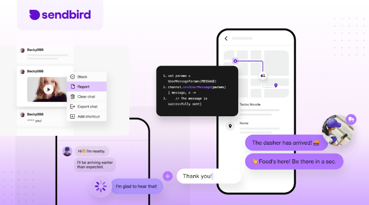 realtime messaging for market place